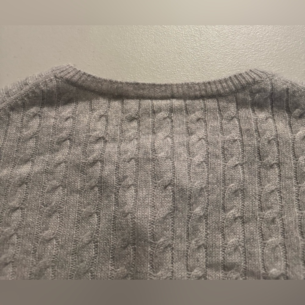 Magaschoni Beige Cable Knit Women’s Cardigan Sweater, Medium 
100% Cashmere NWT - Picture 5 of 11